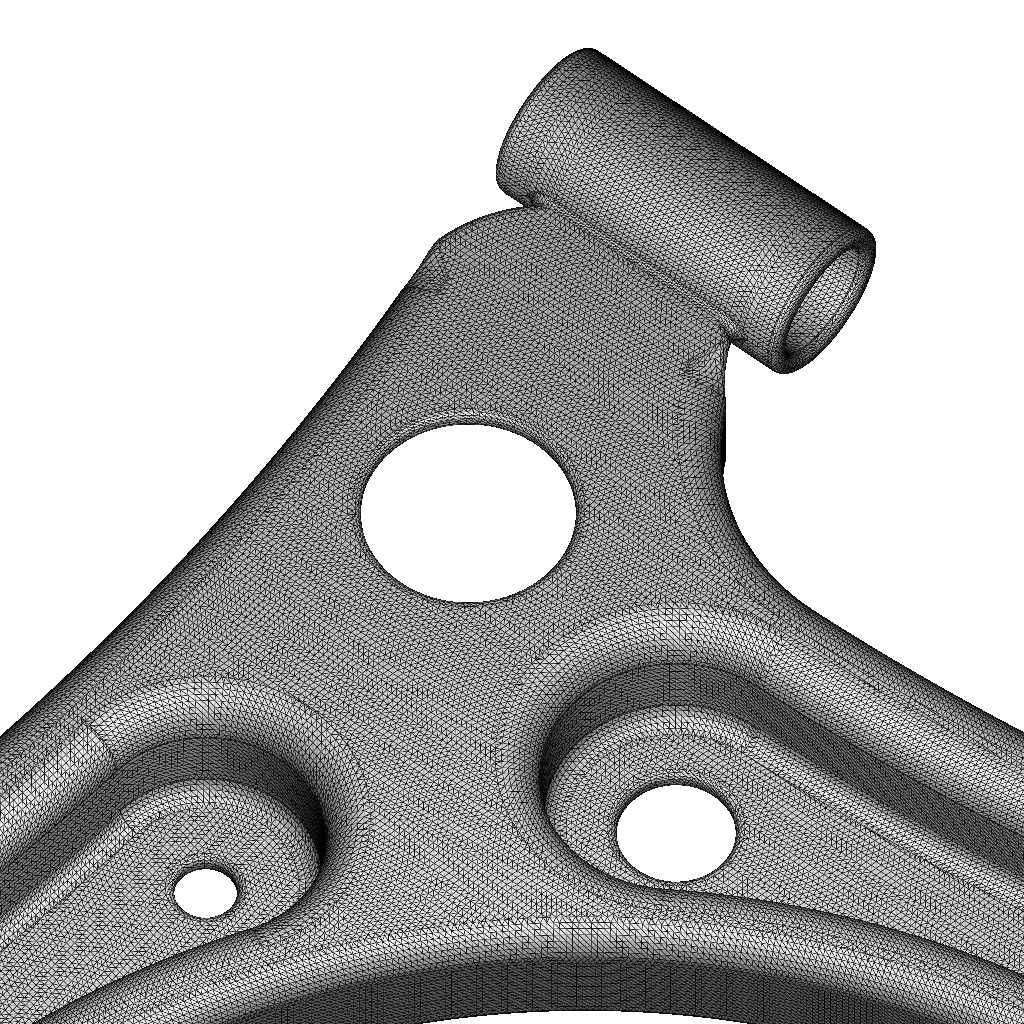 Vehicle Suspension Control Arm 3D print model_7