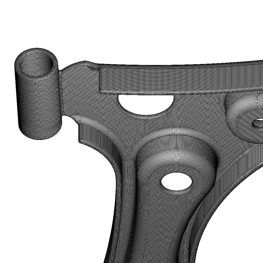 Vehicle Suspension Control Arm 3D print model_8