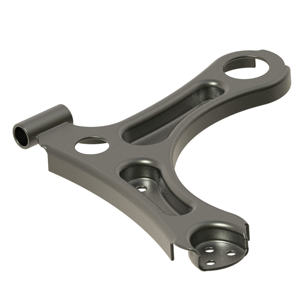 Vehicle Suspension Control Arm 3D print model_1