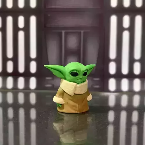 Din grogu baby yoda star wars vintage toy