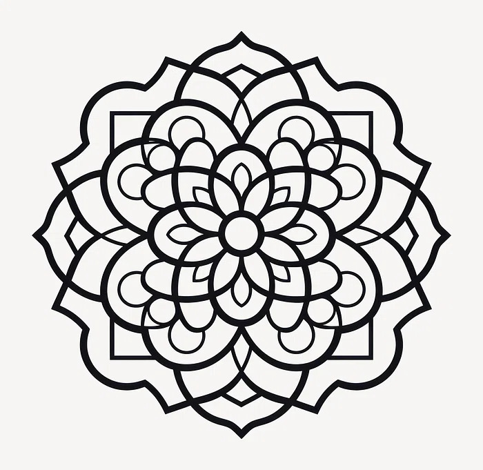 3 different Indian Mandala Coaster  3D print model_8