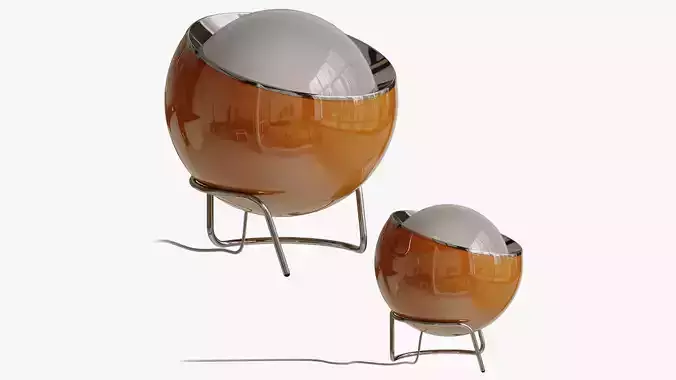 Clan floor lamp by Studio 6G and Harvey Guzzini for Meblo 1970s 3D model