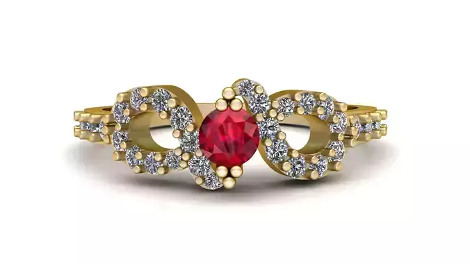 GLAMIRA RUBY 3D PRINTABLE MODEL