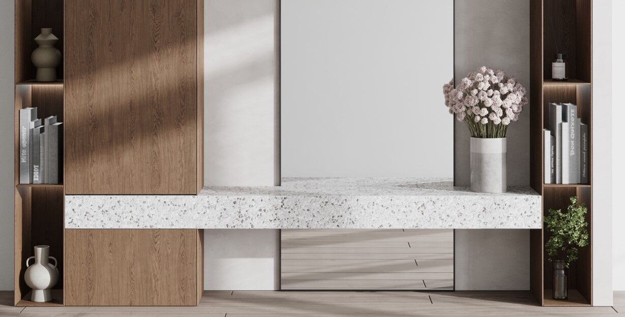 Hallway in a modern minimalist style 12 3D model_6