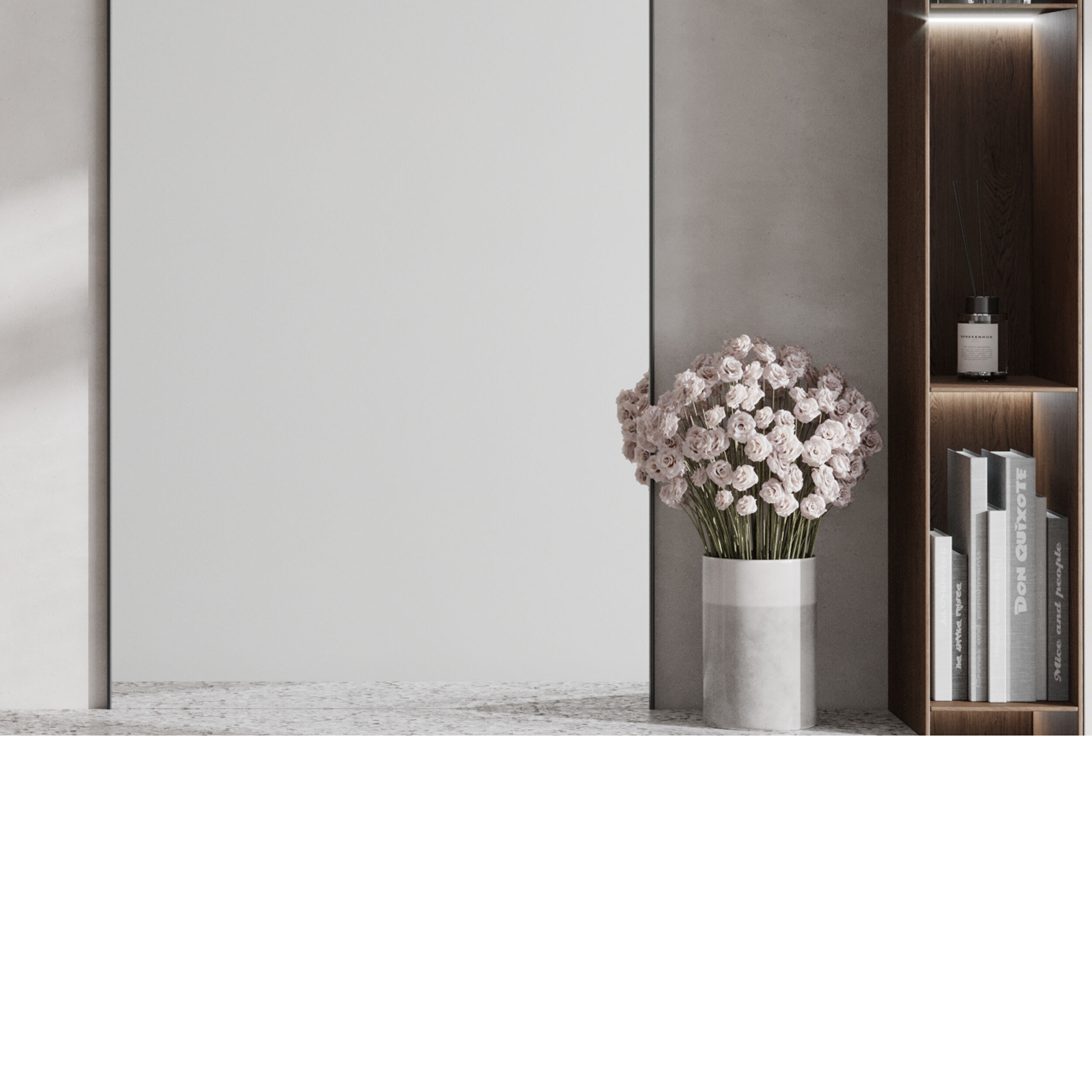 Hallway in a modern minimalist style 12 3D model_3