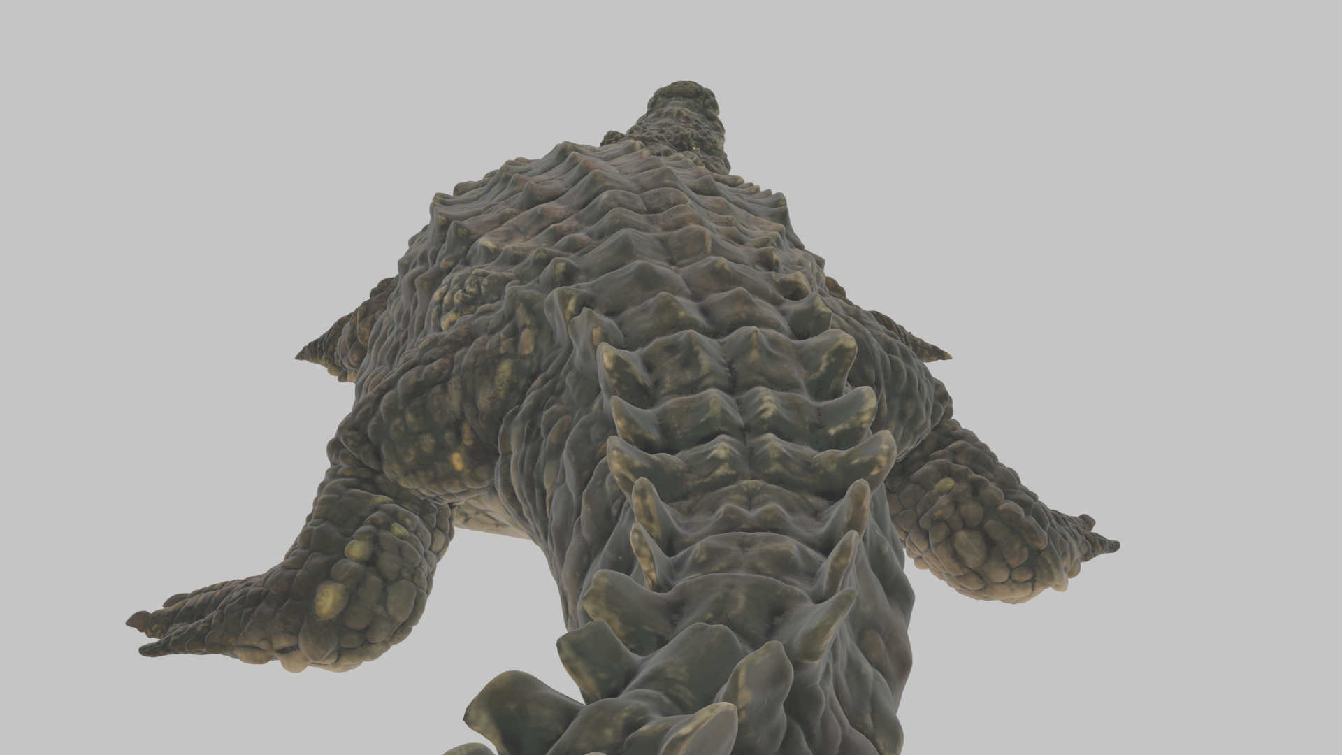 Highly Detailed Crocodile 3D Model 3D model_12