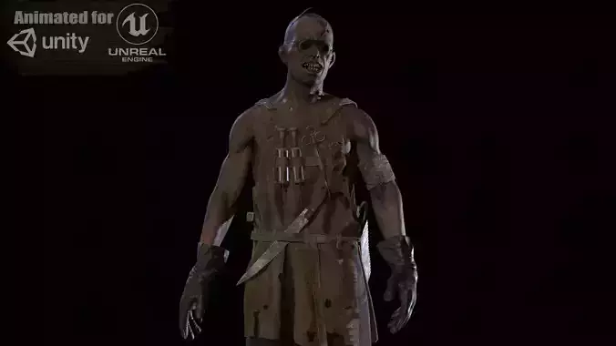 ManiacDoctor Low-poly 3D model