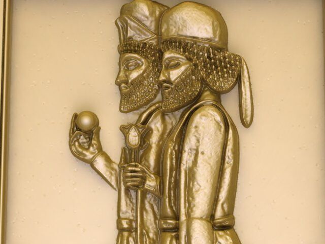 One of the bas-reliefs of Persepolis 3D model_1