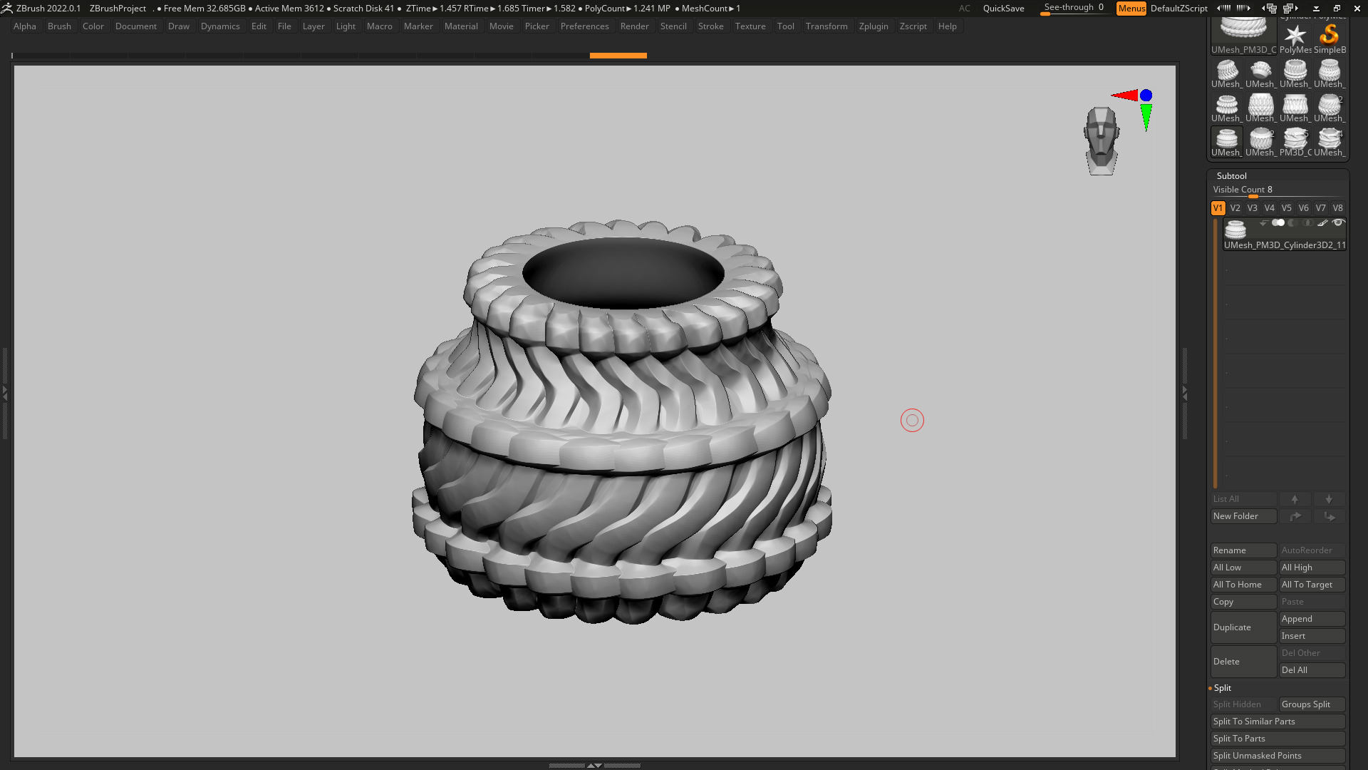 vase 3d print 663  3D print model_3