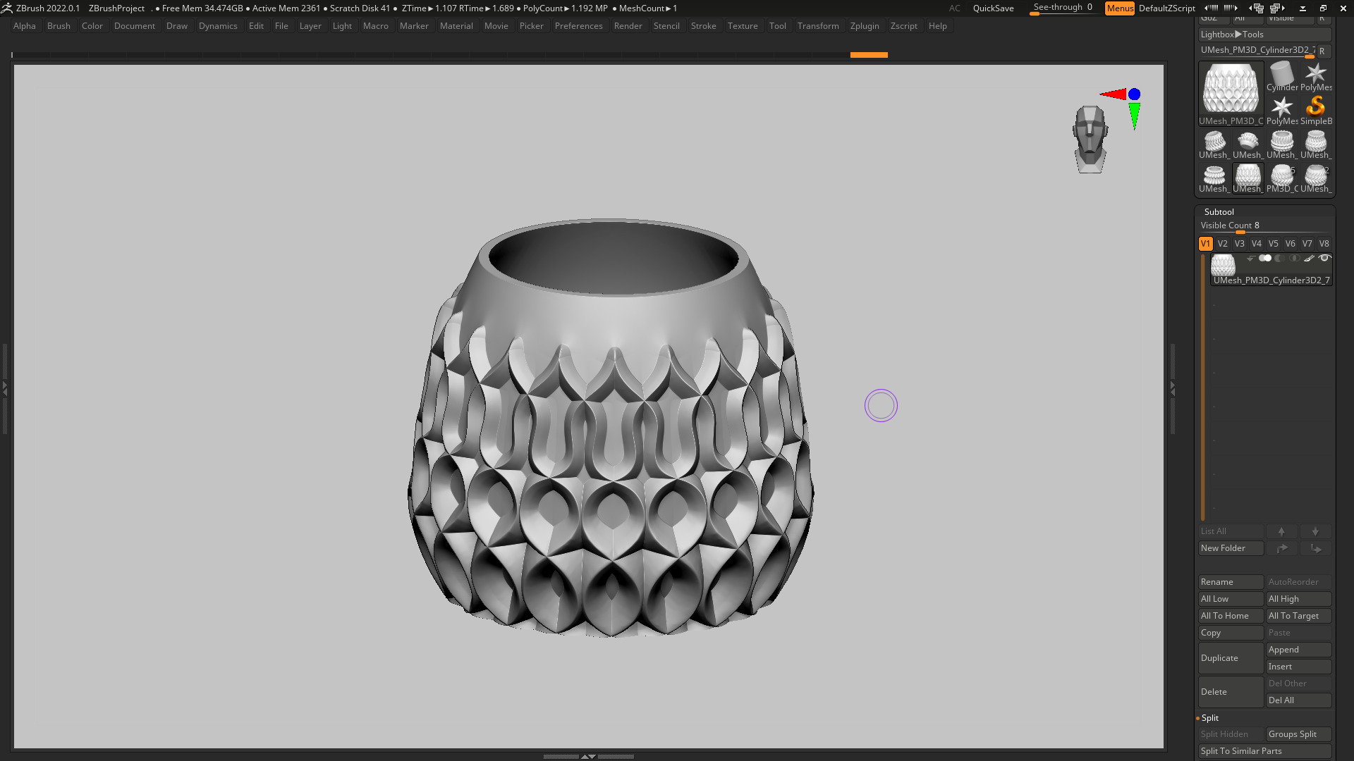 vase 3d print 659  3D print model_3