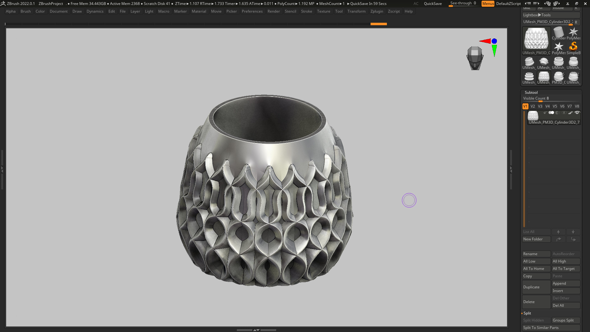 vase 3d print 659  3D print model_6