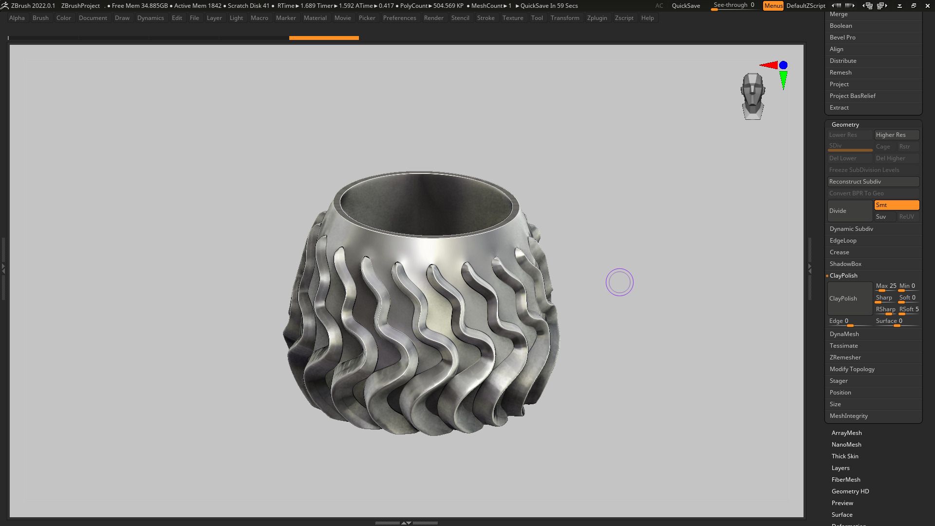vase 3d print 658  3D print model_3