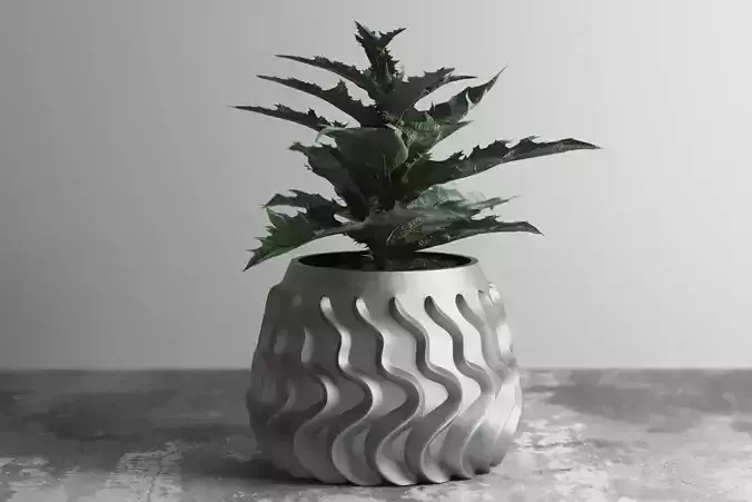 vase 3d print 658 