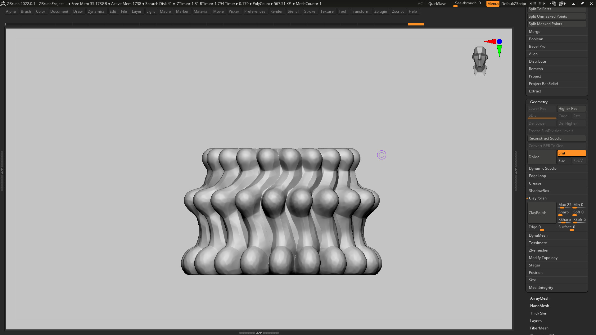 vase 3d print 657 3D print model_4