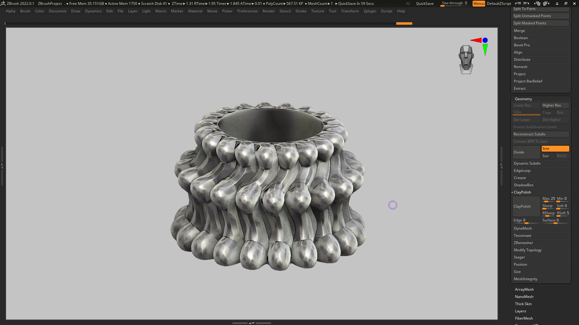 vase 3d print 657 3D print model_6