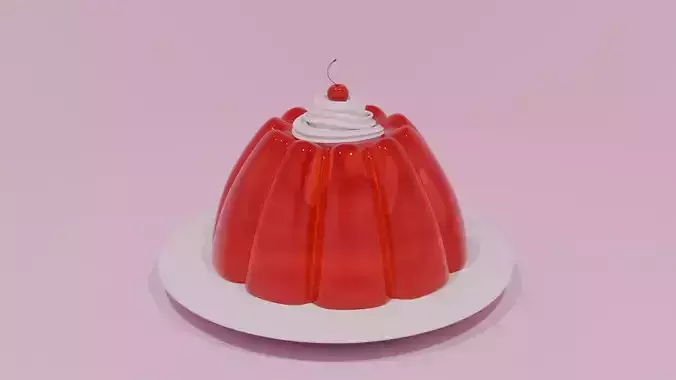 Cartoon Jelly - 3D Model