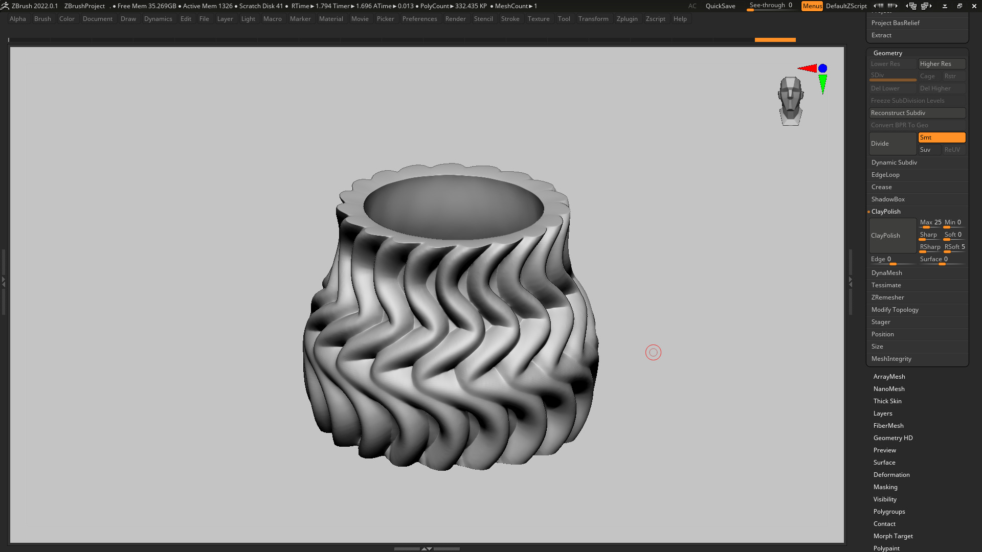 vase 3d print 656  3D print model_5