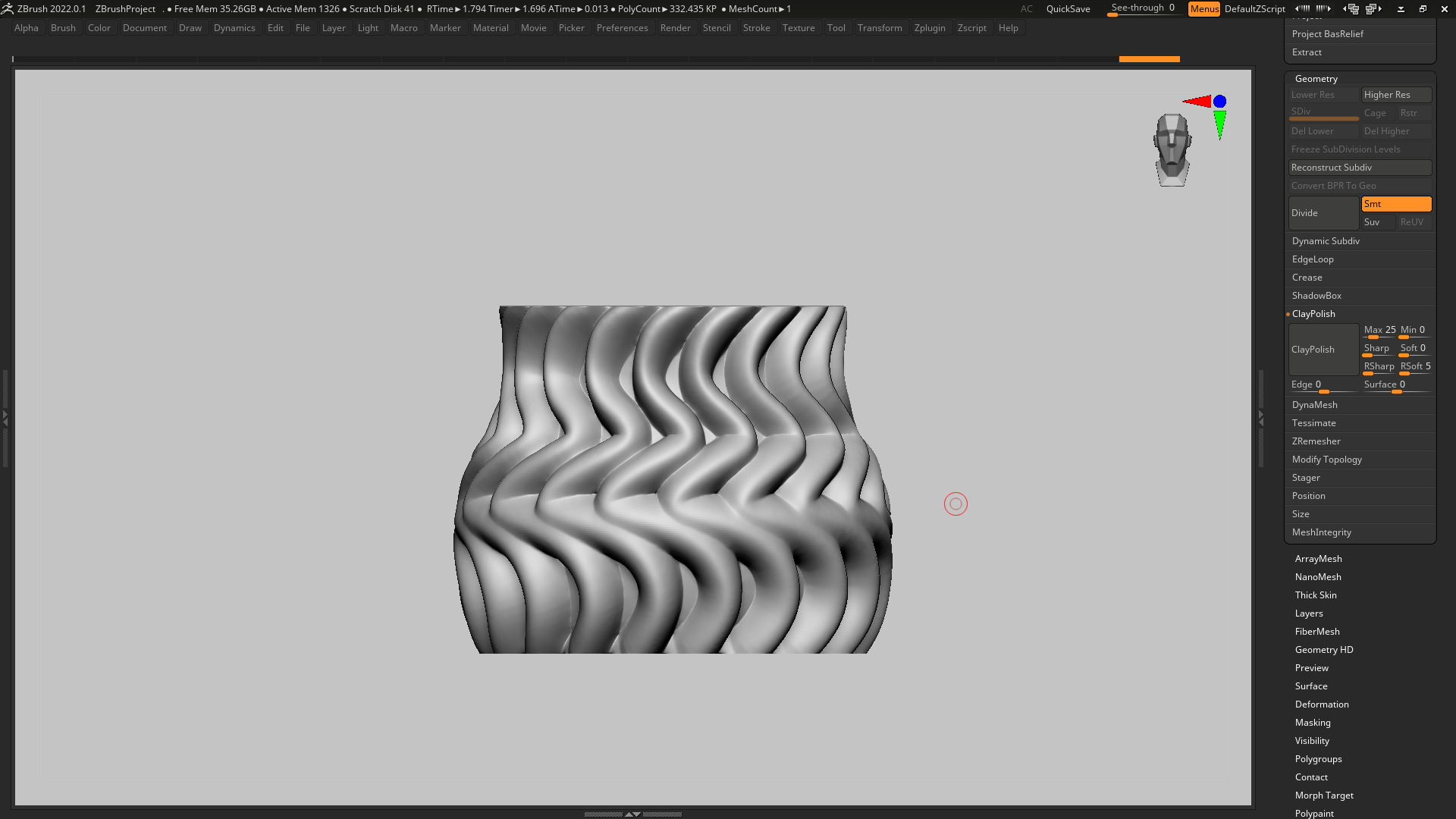 vase 3d print 656  3D print model_6