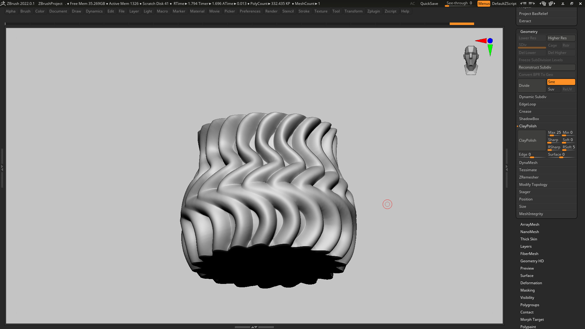 vase 3d print 656  3D print model_3