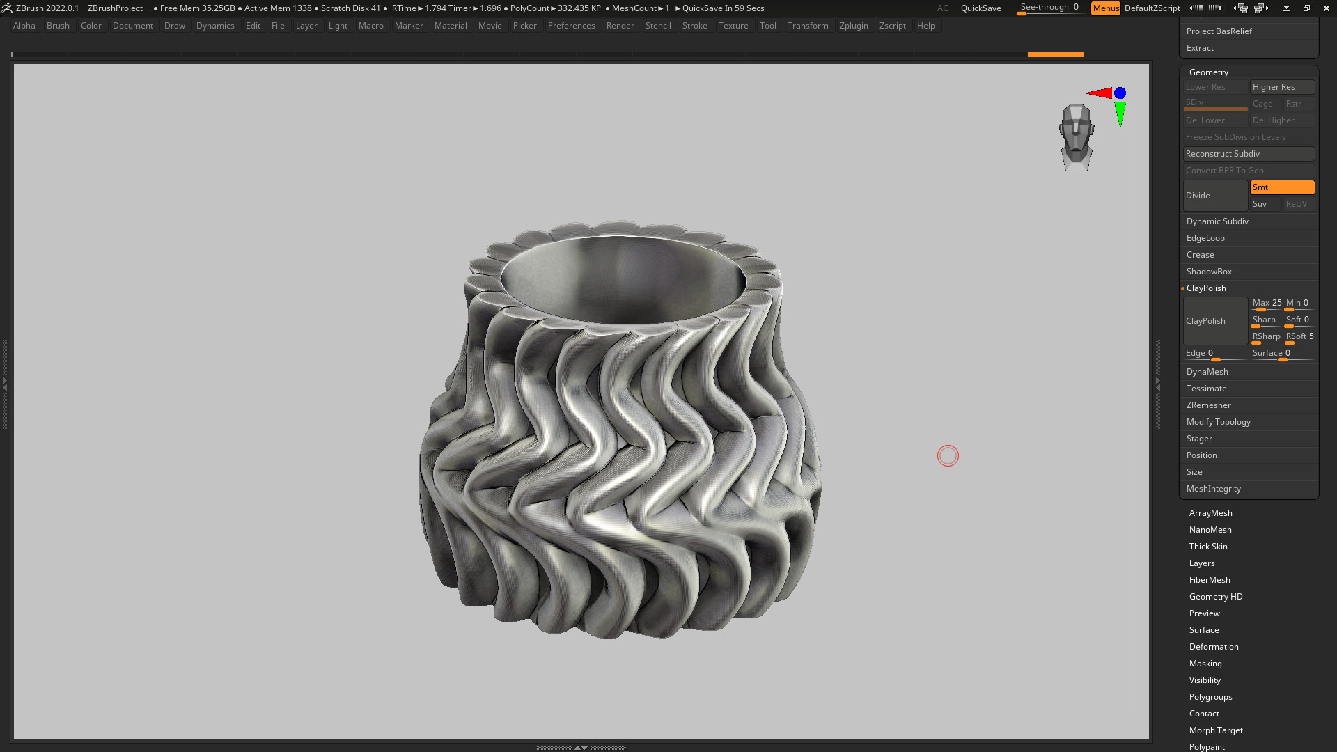 vase 3d print 656  3D print model_4