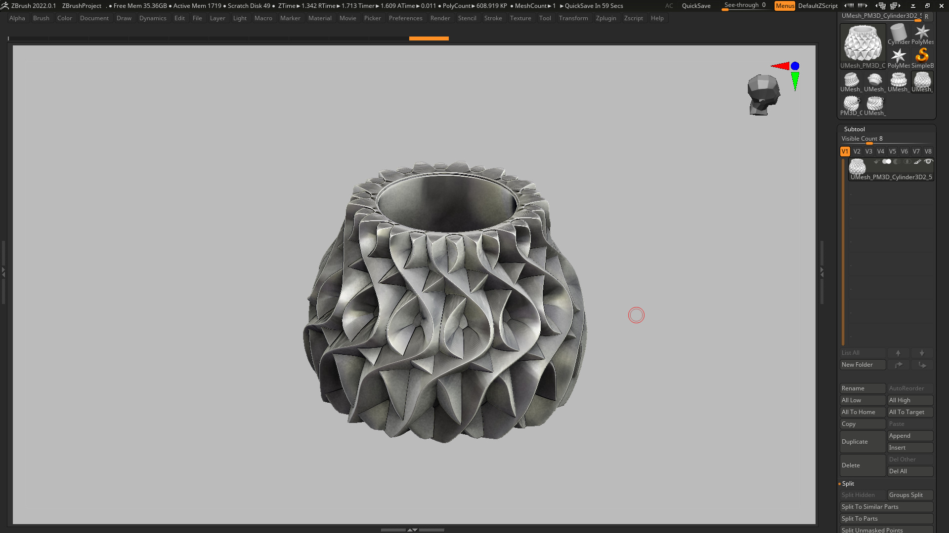 vase 3d print 561 3D print model_6