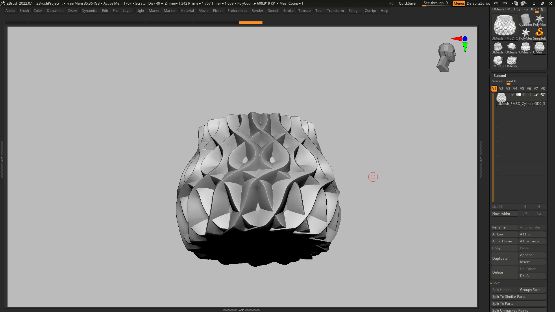 vase 3d print 561 3D print model_5