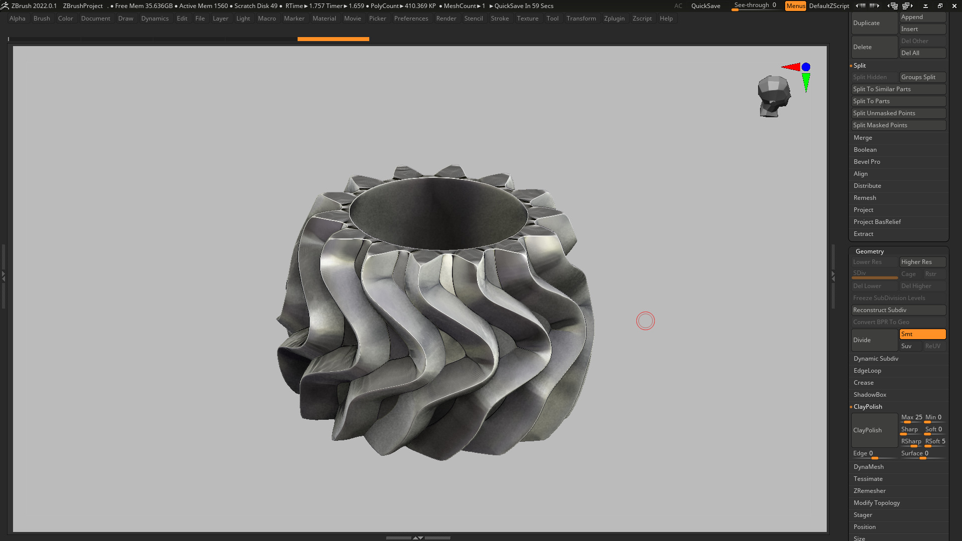 vase 3d print 560  3D print model_3