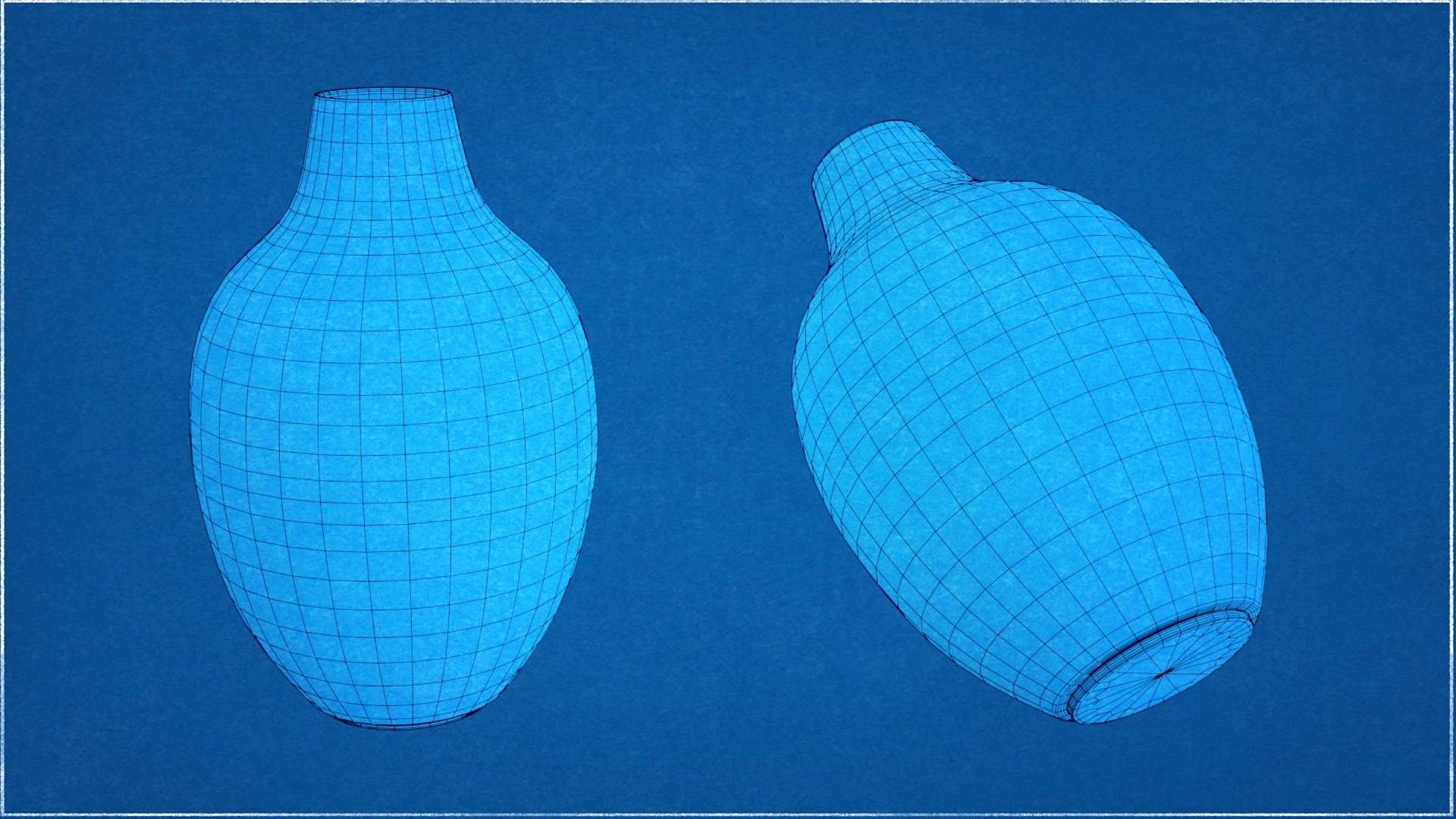 Decorative Amphora Vase Big 3D model_10