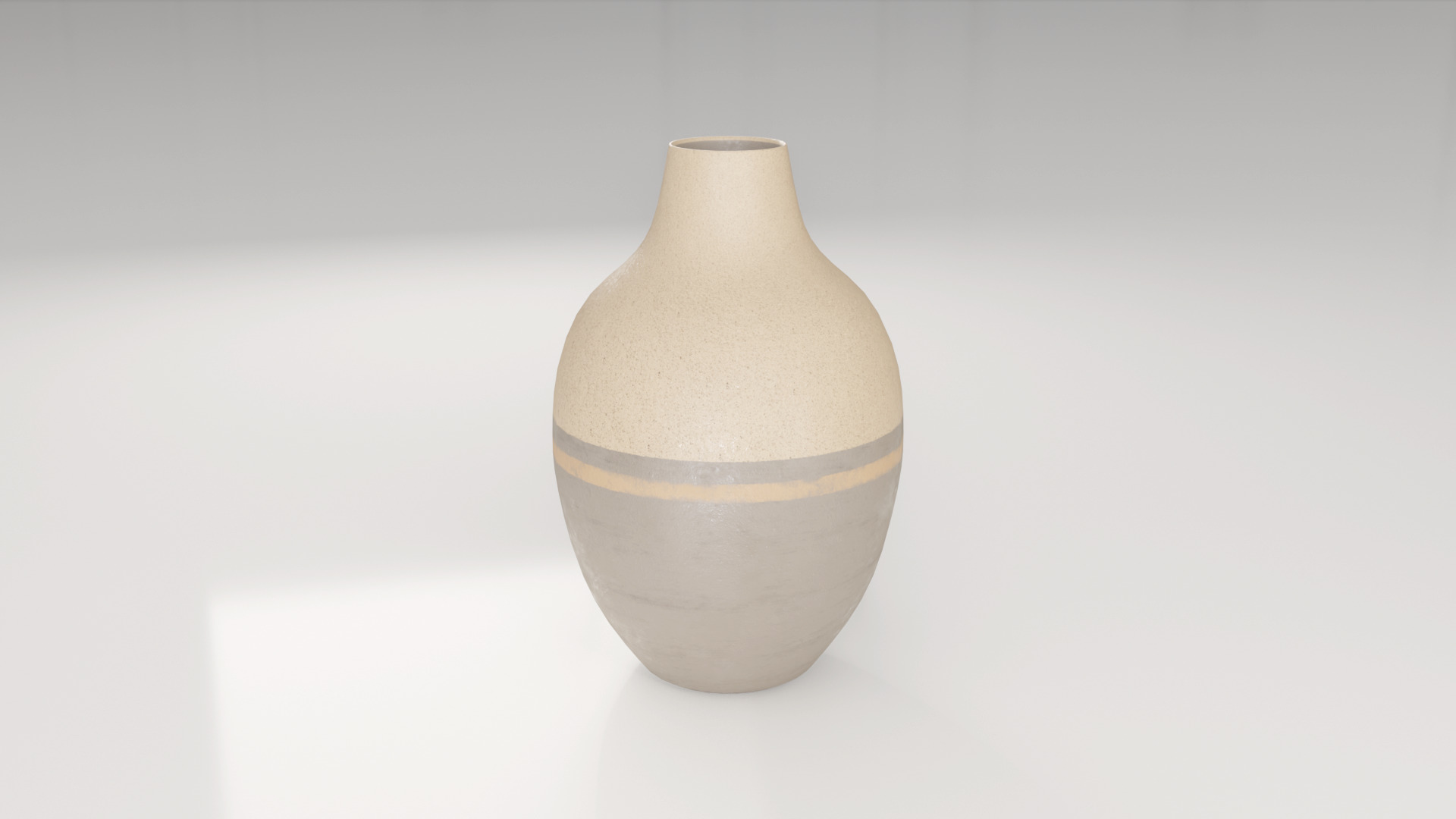 Decorative Amphora Vase Big 3D model_6