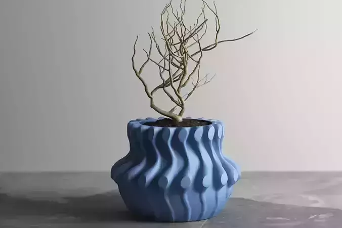 vase 3d print 558 