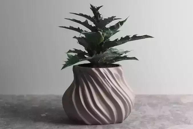vase 3d print 556 