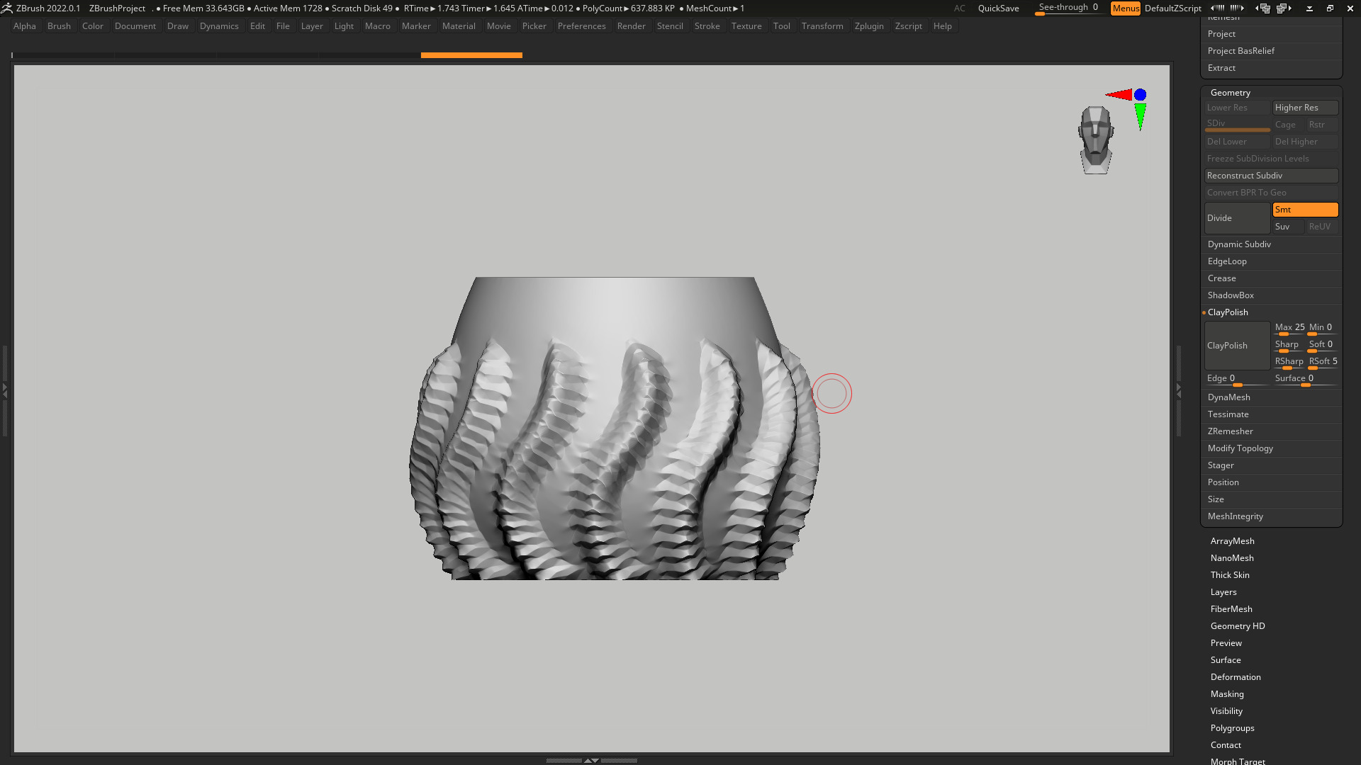 vase 3d print 549 3D print model_5