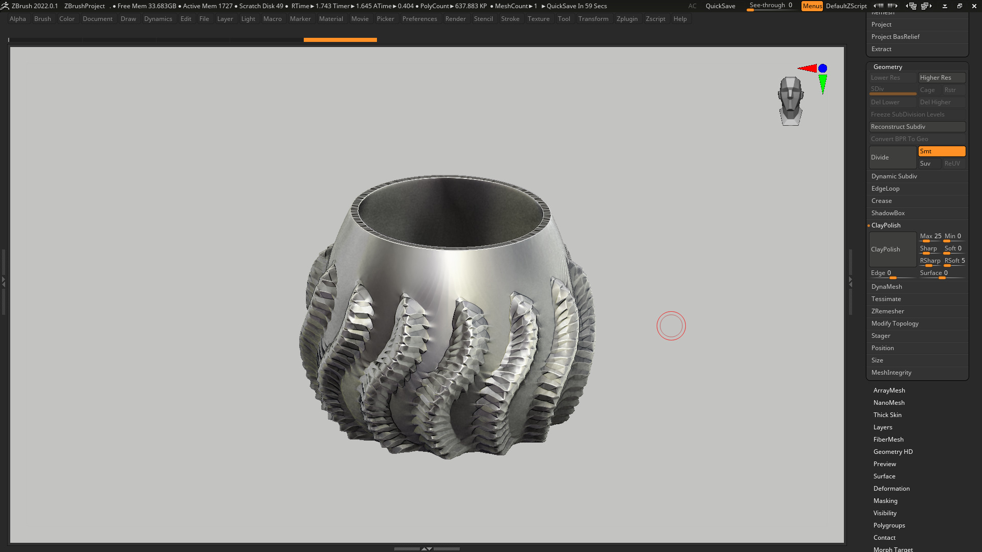 vase 3d print 549 3D print model_3