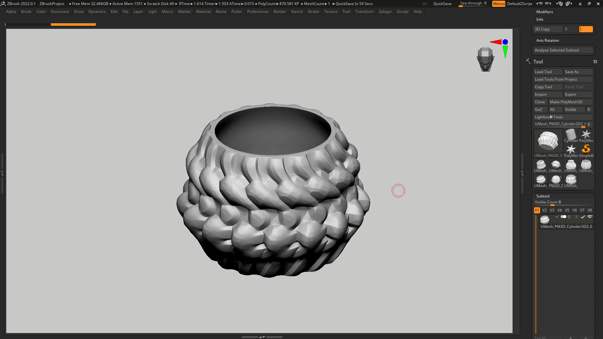 vase 3d print 547  3D print model_4