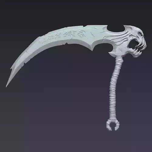 Darksiders Reaper Scythe - Modular Apocalypse Weapon