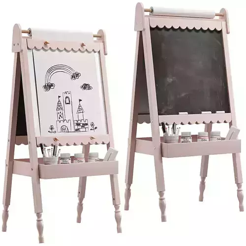 Pottery Barn Kids Penny Art Easel 3D model