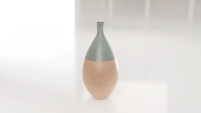 Decorative Amphora Vase Medium 3D model 3