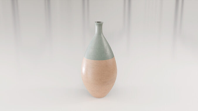 Decorative Amphora Vase Medium 3D model 5