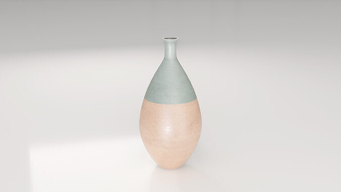Decorative Amphora Vase Medium 3D model 7
