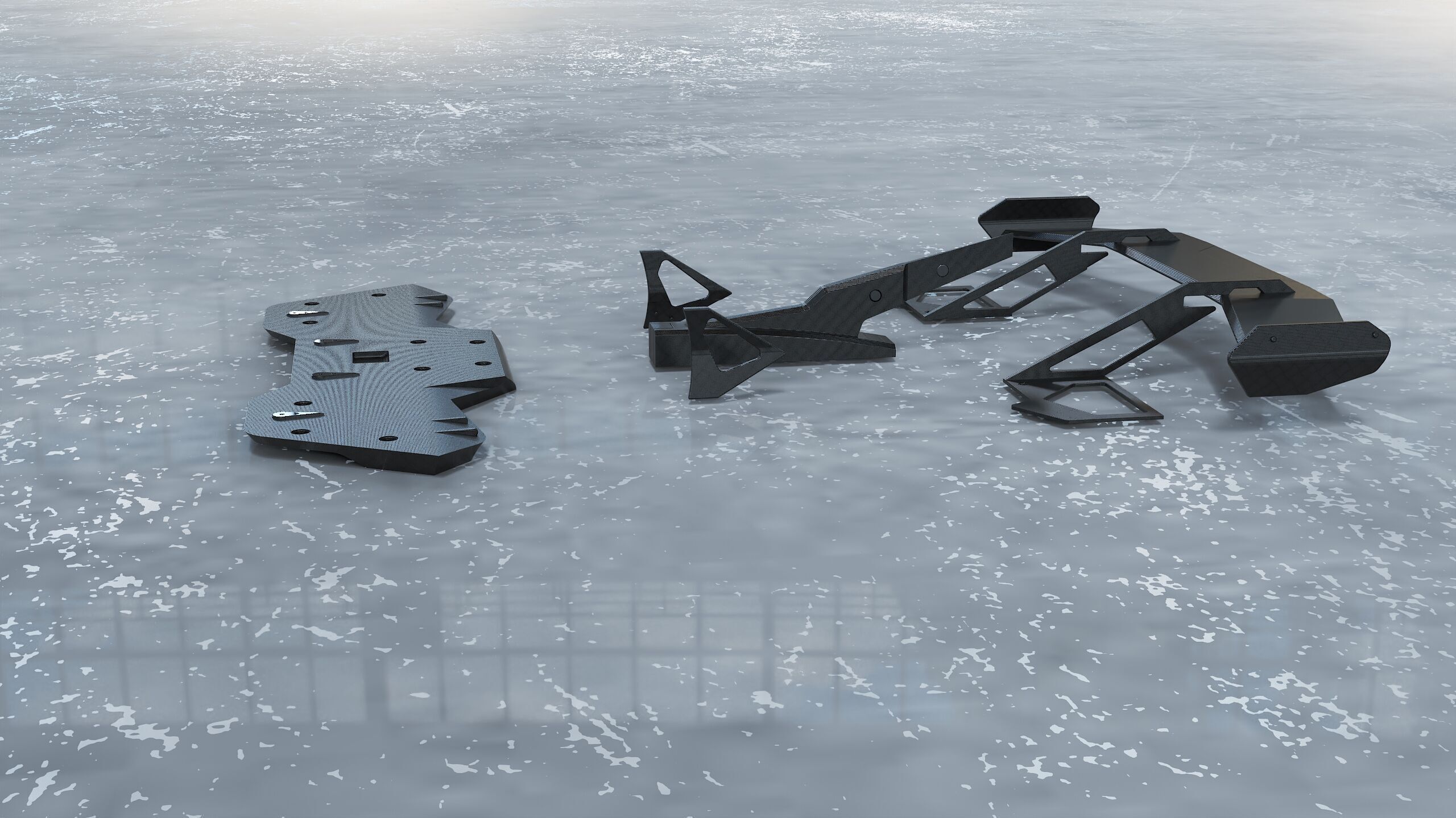 spoiler tuning part bumper kit 3D model_10