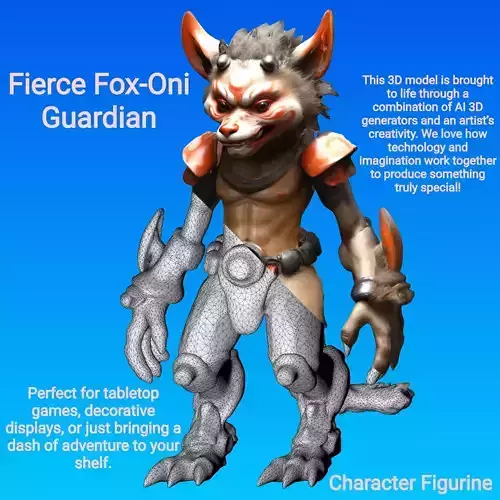 Fierce Fox-Oni Guardian