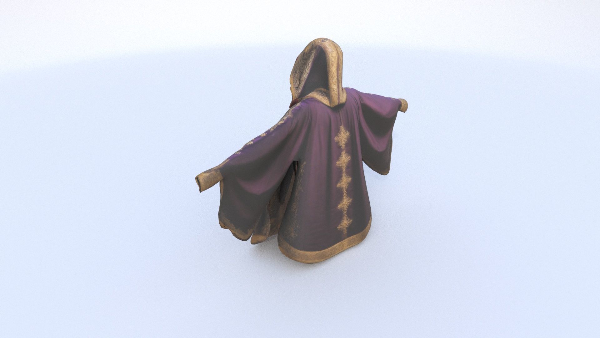 Ceremonial Cloak 3D model_3