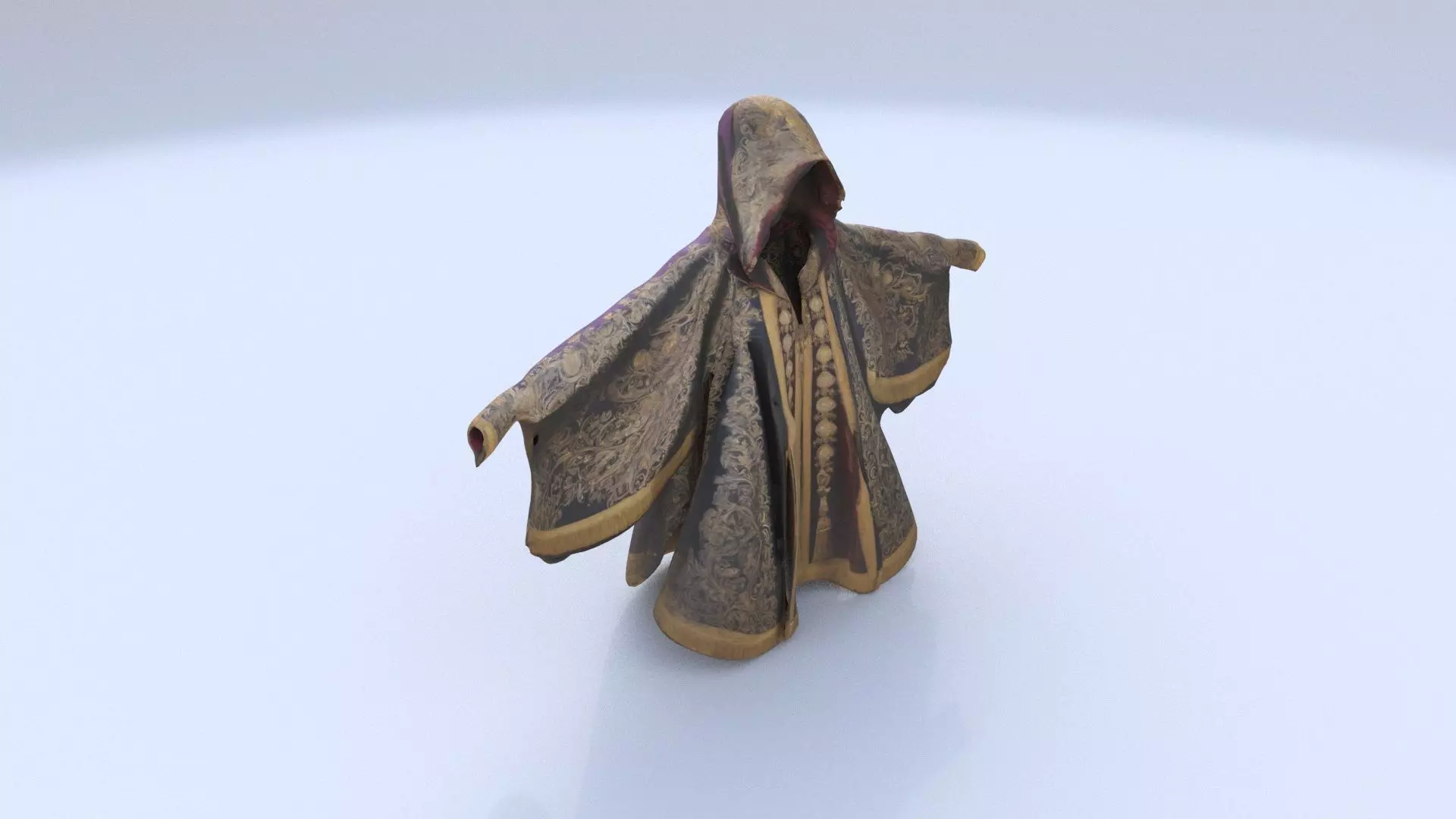 Ceremonial Cloak 3D model_0