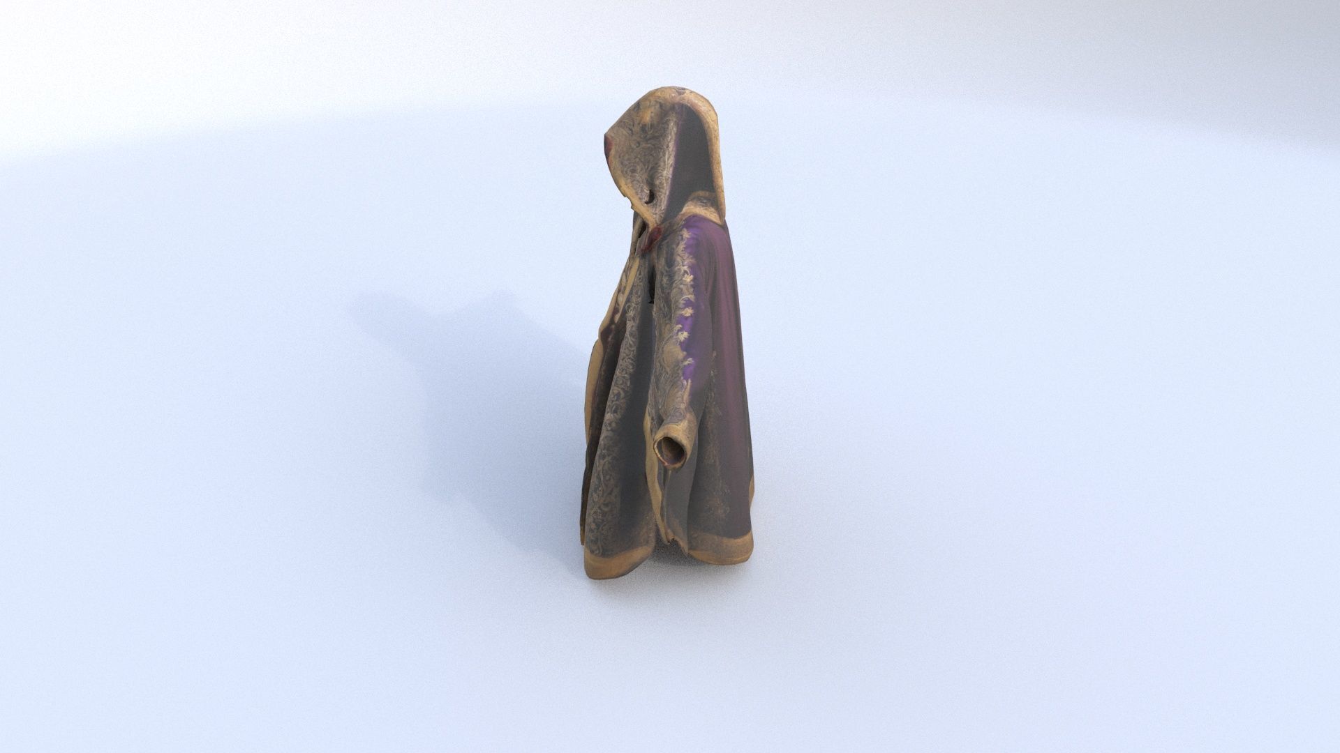 Ceremonial Cloak 3D model_2