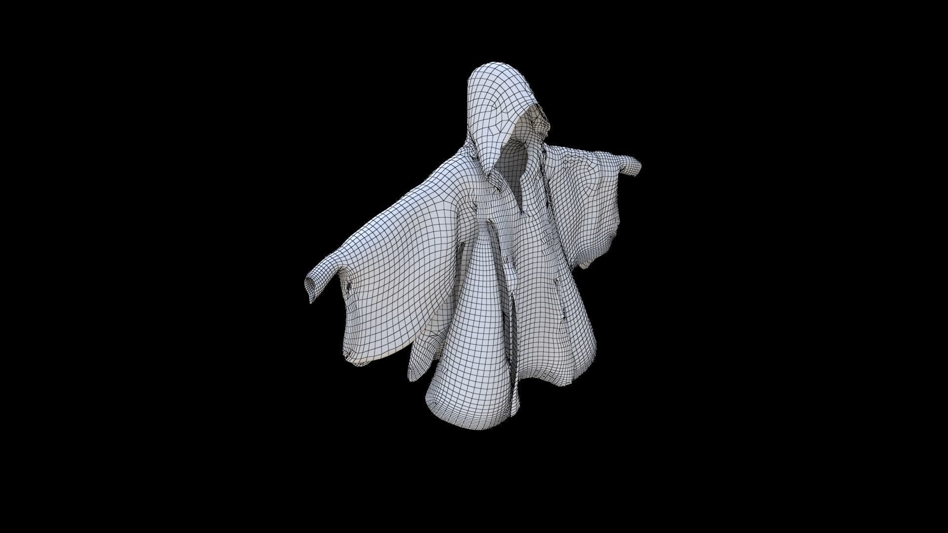 Ceremonial Cloak 3D model_5
