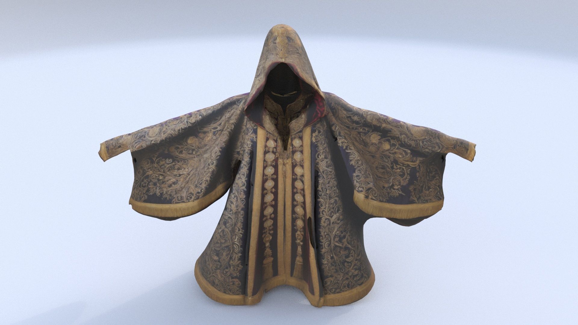 Ceremonial Cloak 3D model_1