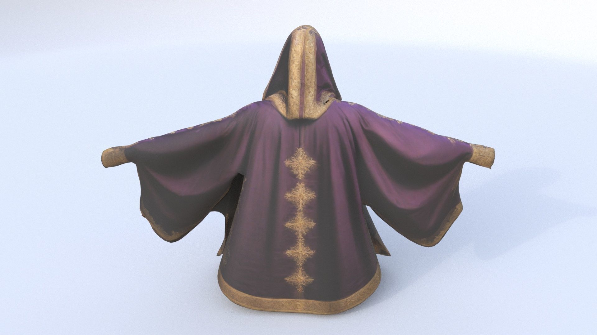 Ceremonial Cloak 3D model_4