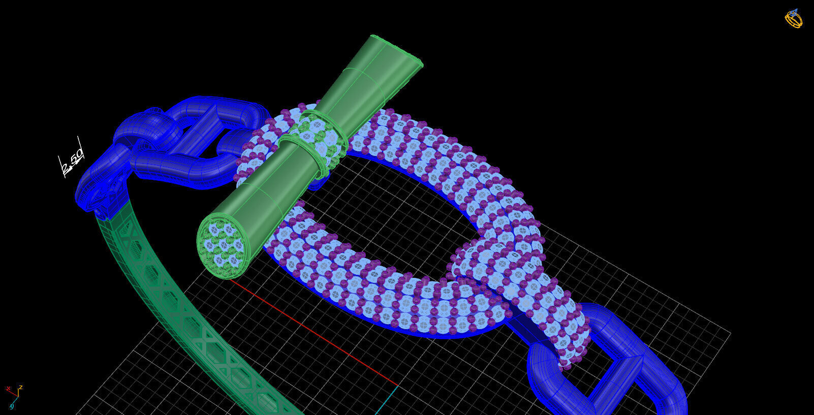  hermes bileklik 3D print model_7