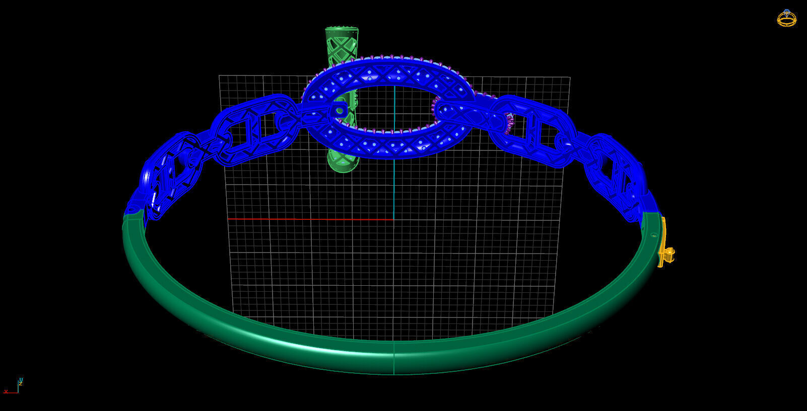  hermes bileklik 3D print model_8