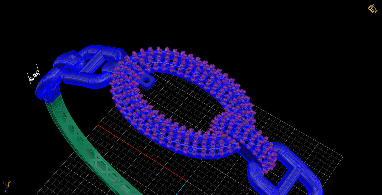  hermes bileklik 3D print model_6